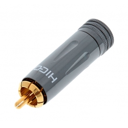 HICON CM09-NTL wtyk RCA złocony